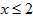 solutionsinéquation