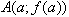 coordonnées de A