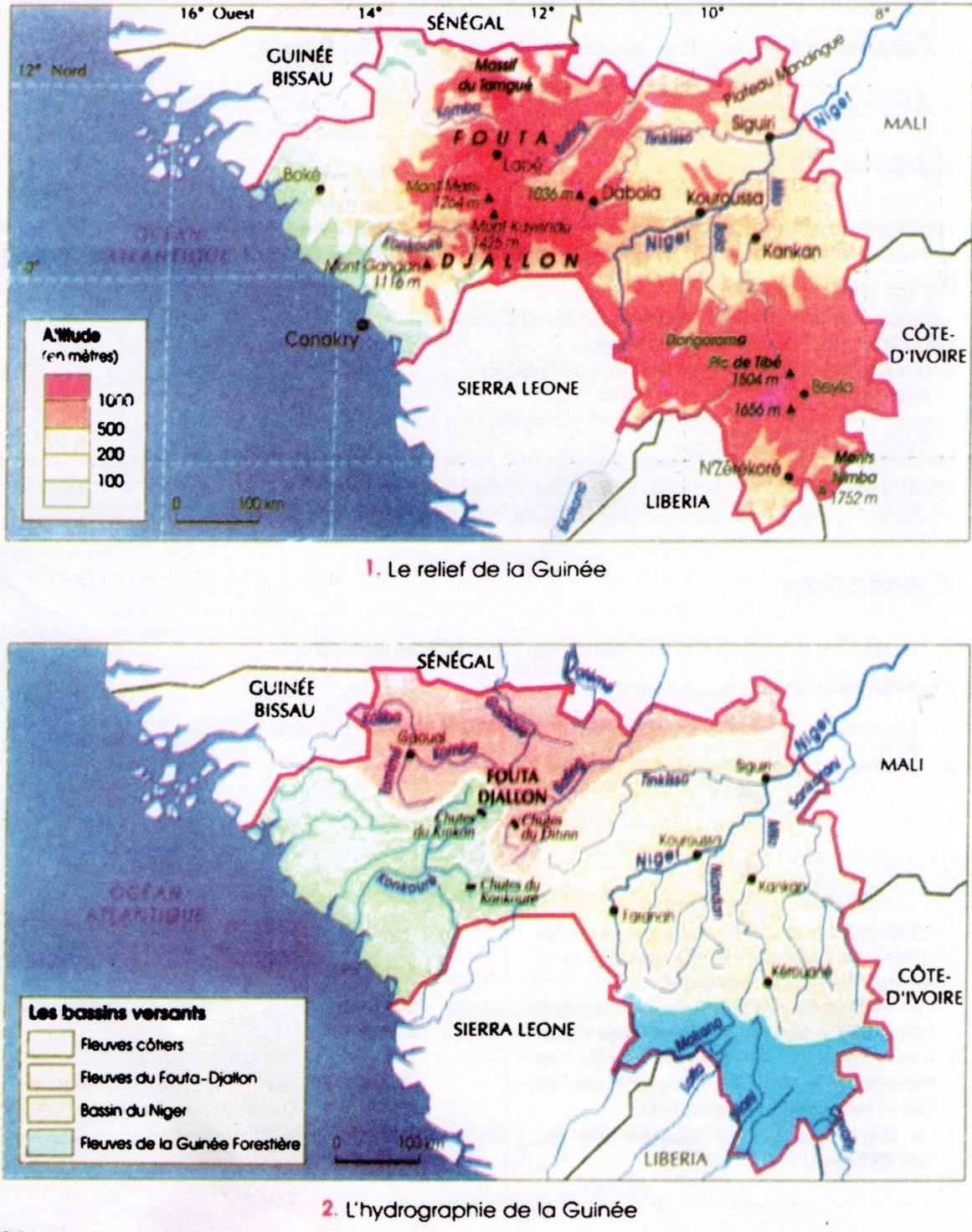 La R publique De Guin e Relief Et Hydrographie la-r-publique-de-guin-e-relief-et-hydrographie