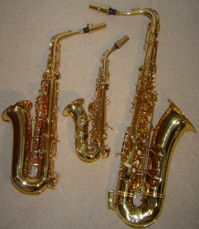 sxophone soprano alto ténor