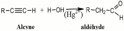 hydratation alcyne