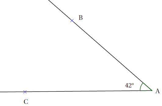 La mesure d'un angle